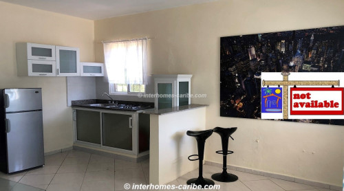 thumbnail for SOSUA: Currently unavailable. Rented until April 24, 2026. - Apartment, 1 bed, bath with shower, pool, private parking