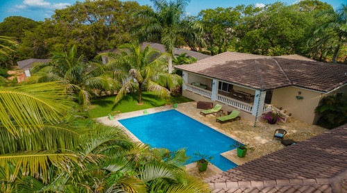 photos for SOSUA: TURNKEY VILLA, COVERED SUMMER KITCHEN WITH BBQ AND SEATING AREA