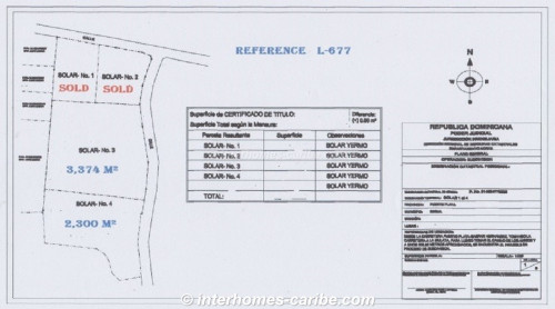 photos for SOSUA: TWO LOTS WITH FANTASTIC PANORAMIC SEA VIEWS.