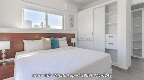 photos for SOSUA: STUNNING MODERN 2-BEDROOM VILLA WITH HUGE OUTDOOR TERRACE