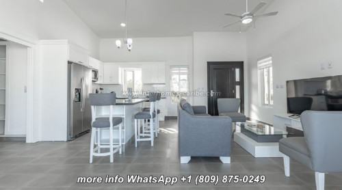 photos for SOSUA: STUNNING MODERN 2-BEDROOM VILLA WITH HUGE OUTDOOR TERRACE