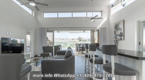 photos for SOSUA: STUNNING MODERN 2-BEDROOM VILLA WITH HUGE OUTDOOR TERRACE